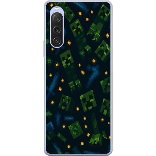 Sony Xperia 10 V Läpinäkyvä kuori Minecraft Dungeons Mob
