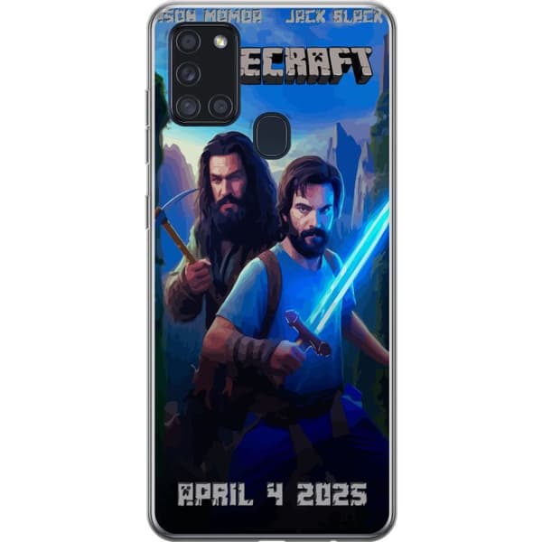 Samsung Galaxy A21s Gjennomsiktig deksel En Minecraft-film