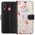 Miniatyrbilde 1 av 3: Samsung Galaxy A20e Lommeboketui Blomster
