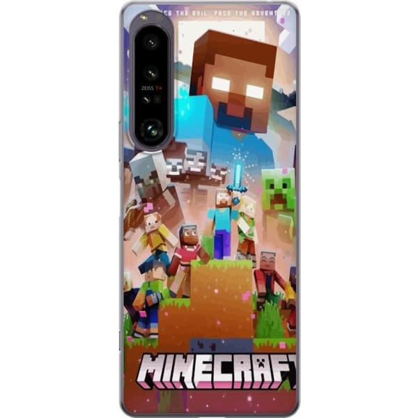 Sony Xperia 1 IV Gjennomsiktig deksel Minecraft