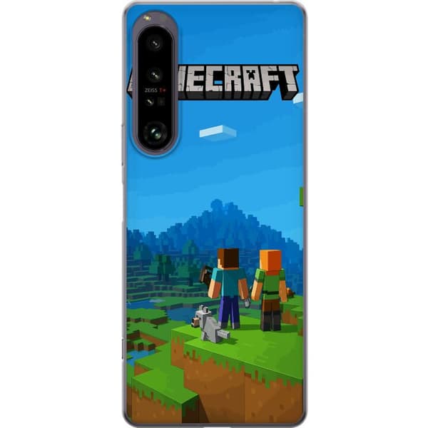 Sony Xperia 1 IV Gjennomsiktig deksel Minecraft Key Art