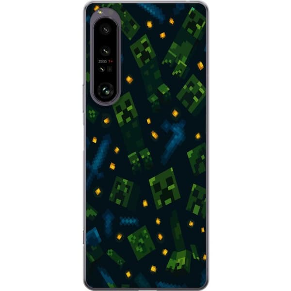 Sony Xperia 1 IV Läpinäkyvä kuori Minecraft Dungeons Mob