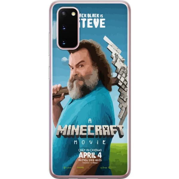 Samsung Galaxy S20 Gennemsigtig cover En Minecraft-film