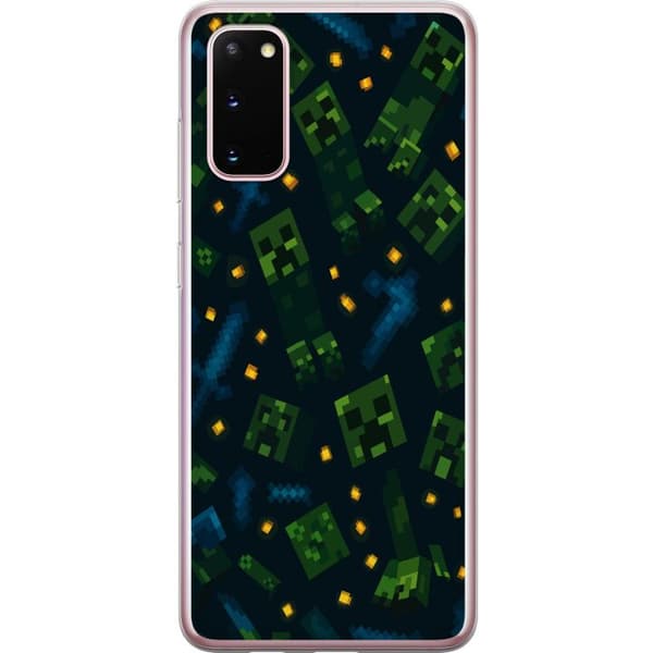Samsung Galaxy S20 Gennemsigtig cover Minecraft Dungeons Mob