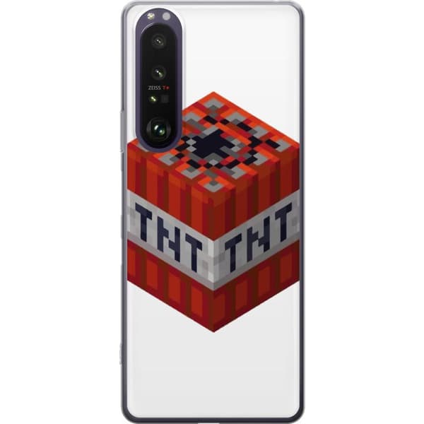 Sony Xperia 1 III Gjennomsiktig deksel Minecraft TNT