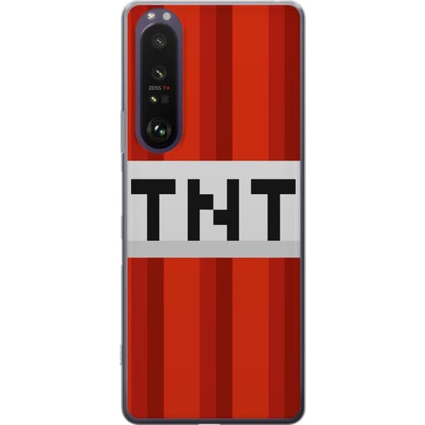 Sony Xperia 1 III Gjennomsiktig deksel Minecraft TNT