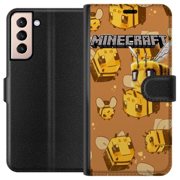 Samsung Galaxy S21 Plånboksfodral Minecraft Bi