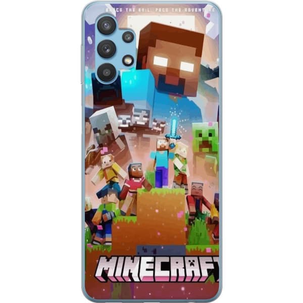 Samsung Galaxy A32 5G Genomskinligt Skal Minecraft