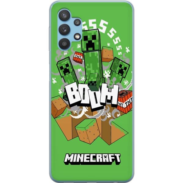 Samsung Galaxy A32 5G Gennemsigtig cover Minecraft Boom