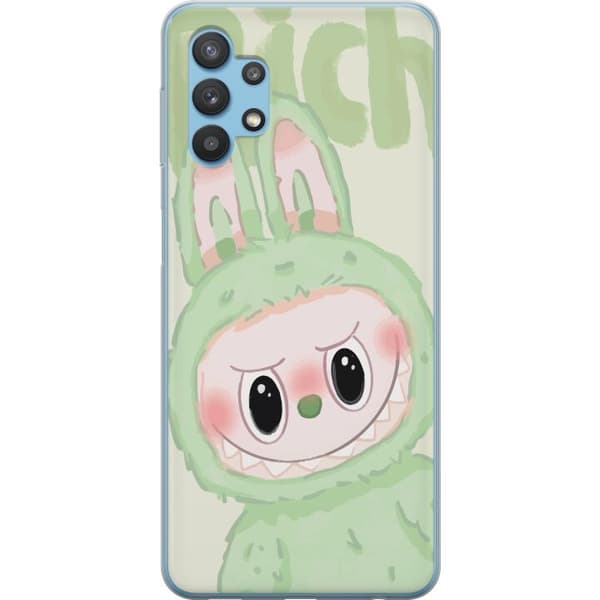 Samsung Galaxy A32 5G Gennemsigtig cover Pop mart labubu