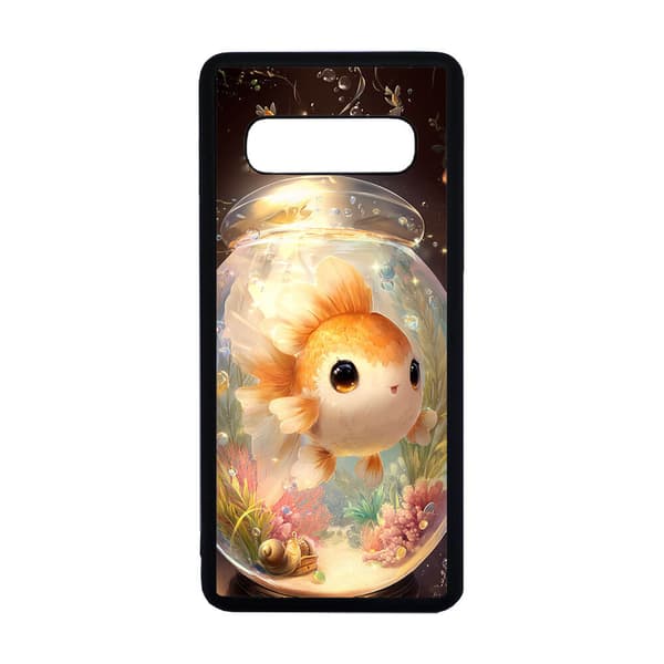 Makea Sarjakuva Kultakala Samsung Galaxy S10+ Matkapuhelimen Kansi