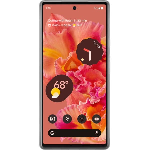 Google Pixel 6 Gjennomsiktig deksel Pop mart labubu