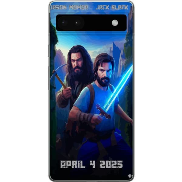 Google Pixel 6a Genomskinligt Skal A Minecraft Movie