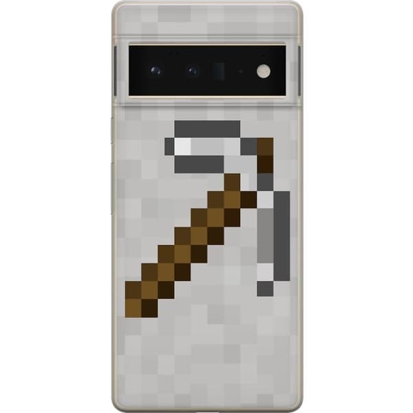 Google Pixel 6 Pro Läpinäkyvä kuori Minecraft Työkalut