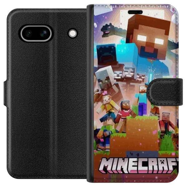 Google Pixel 7a Lompakkokotelo Minecraft