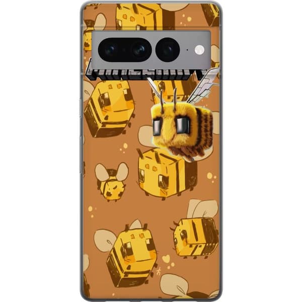 Google Pixel 7 Pro Läpinäkyvä kuori Minecraft Bi