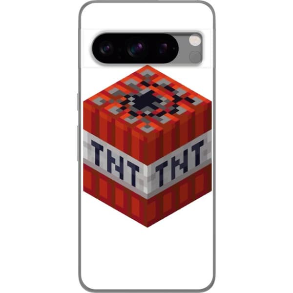 Google Pixel 8 Pro Gennemsigtig cover Minecraft TNT