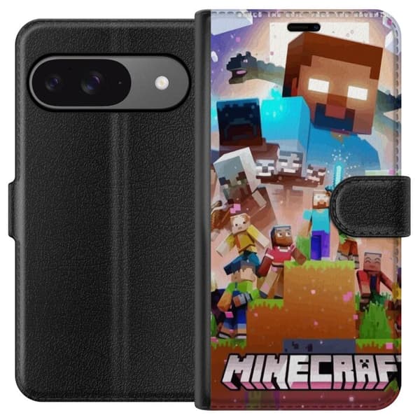 Google Pixel 9 Tegnebogsetui Minecraft