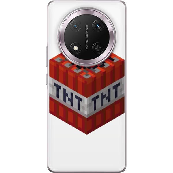 Honor Magic7 Lite Läpinäkyvä kuori Minecraft TNT
