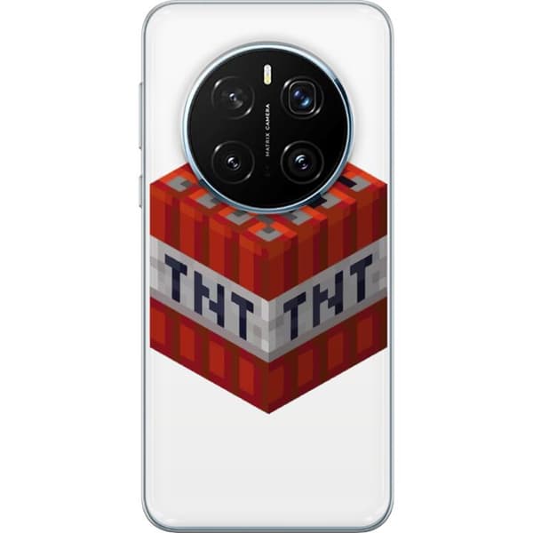 Honor Magic7 Pro Genomskinligt Skal Minecraft TNT