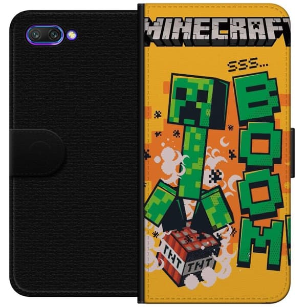 Honor 10 Plånboksfodral Minecraft Boom