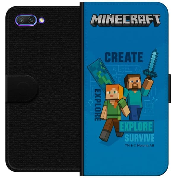 Honor 10 Lompakkokotelo Minecraft Luolastot