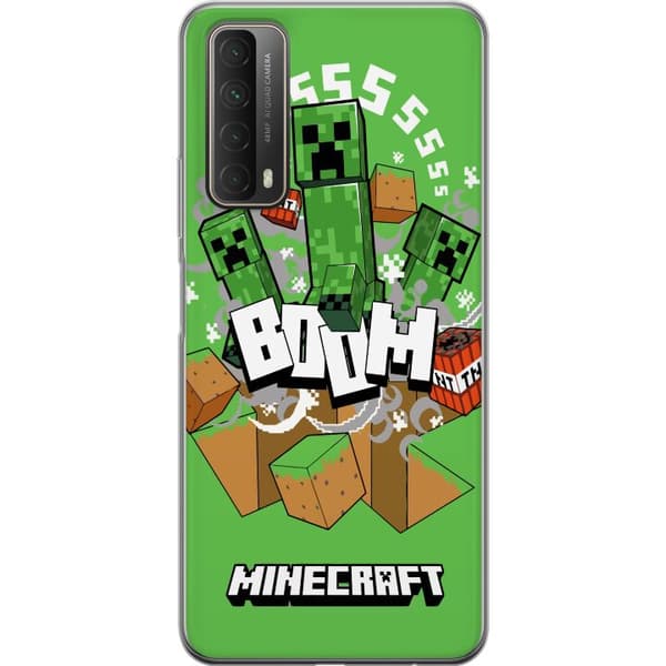 Huawei P smart 2021 Gjennomsiktig deksel Minecraft Boom