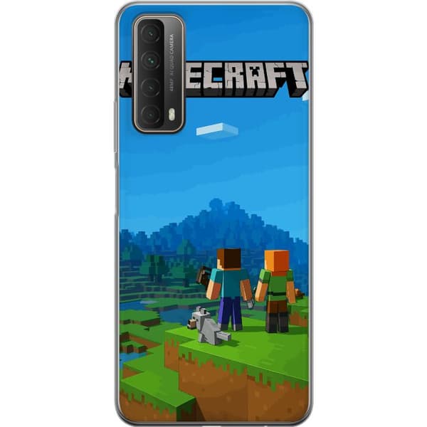 Huawei P smart 2021 Genomskinligt Skal Minecraft Key Art
