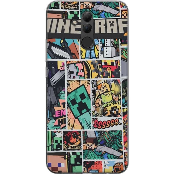 Huawei Mate 20 lite Gjennomsiktig deksel Minecraft Kunsthåndverk