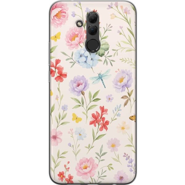 Huawei Mate 20 lite Gjennomsiktig deksel Blomster