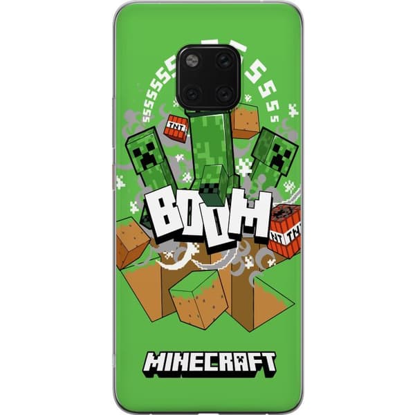 Huawei Mate 20 Pro Läpinäkyvä kuori Minecraft Boom