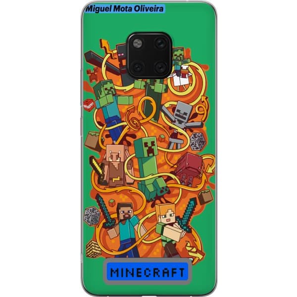 Huawei Mate 20 Pro Läpinäkyvä kuori Minecraft