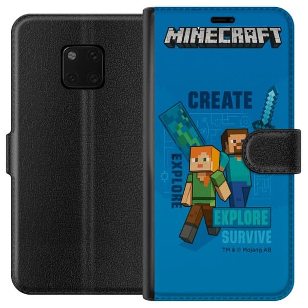 Huawei Mate 20 Pro Lompakkokotelo Minecraft Luolastot