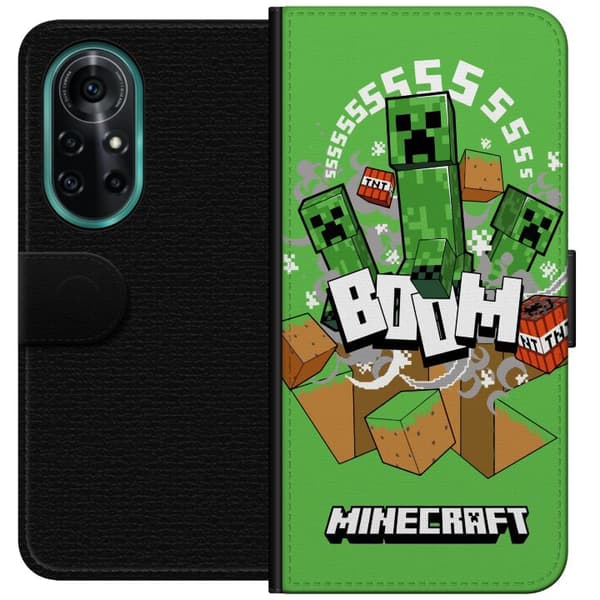 Huawei nova 8 Pro Lommeboketui Minecraft Boom