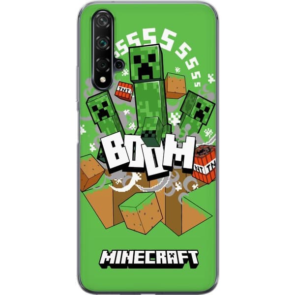 Huawei nova 5T Gjennomsiktig deksel Minecraft Boom