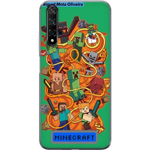 Huawei nova 5T Gjennomsiktig deksel Minecraft