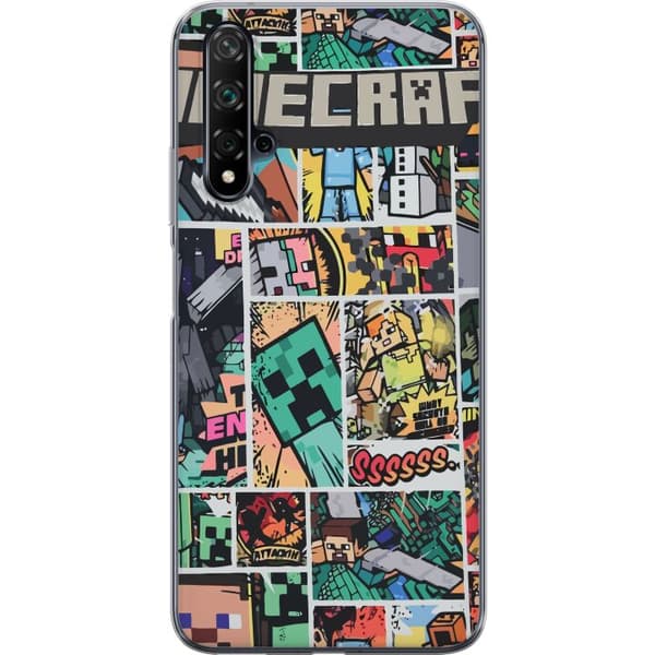 Huawei nova 5T Gjennomsiktig deksel Minecraft Kunsthåndverk
