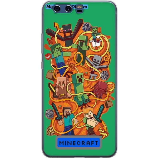 Huawei P10 Gjennomsiktig deksel Minecraft