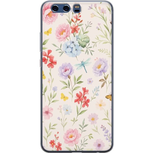 Huawei P10 Gjennomsiktig deksel Blomster