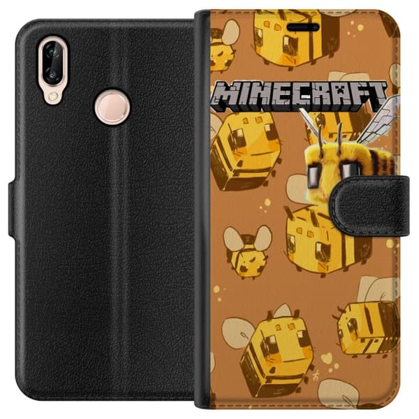 Huawei P20 lite Tegnebogsetui Minecraft Bi