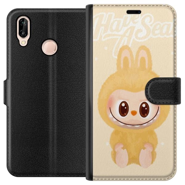 Huawei P20 lite Tegnebogsetui Pop mart labubu