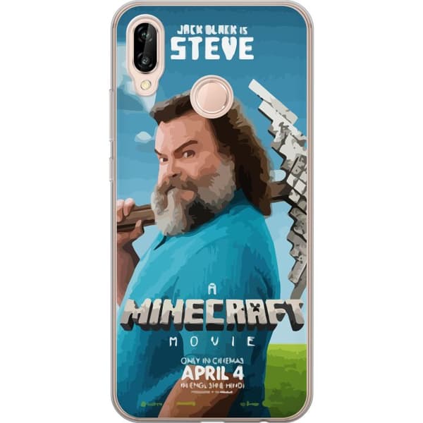 Huawei P20 lite Gennemsigtig cover En Minecraft-film