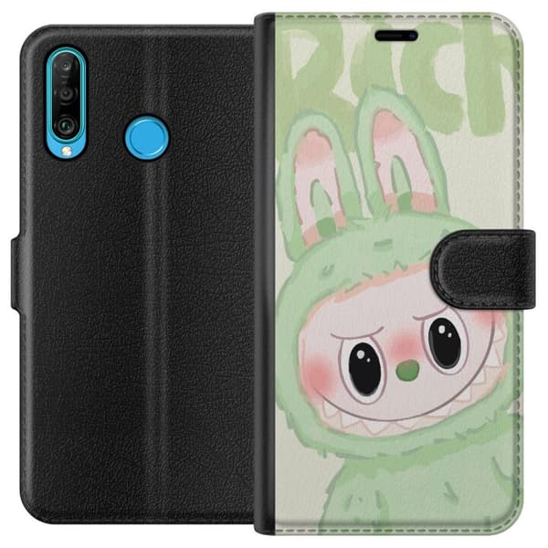 Huawei P30 lite Tegnebogsetui Pop mart labubu