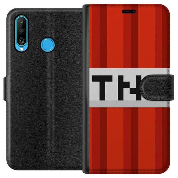 Huawei P30 lite Lommeboketui Minecraft TNT