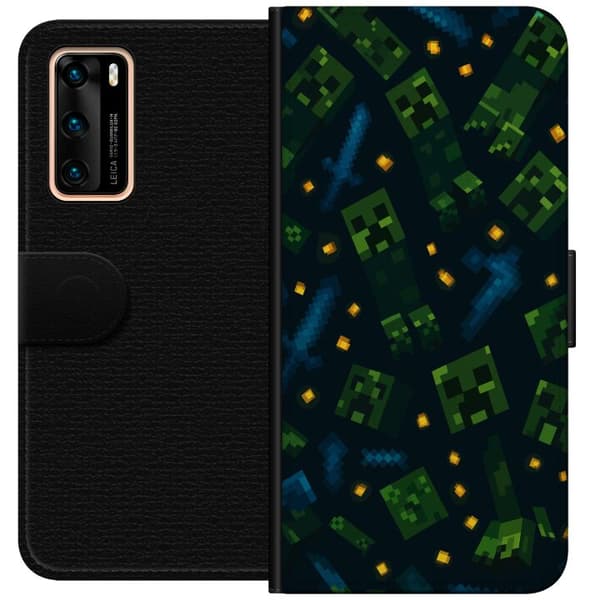 Huawei P40 Lommeboketui Minecraft Dungeons Mob
