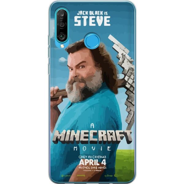 Huawei P30 lite Gennemsigtig cover En Minecraft-film