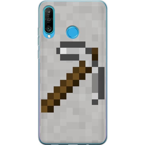 Huawei P30 lite Gennemsigtig cover Minecraft Værktøjer