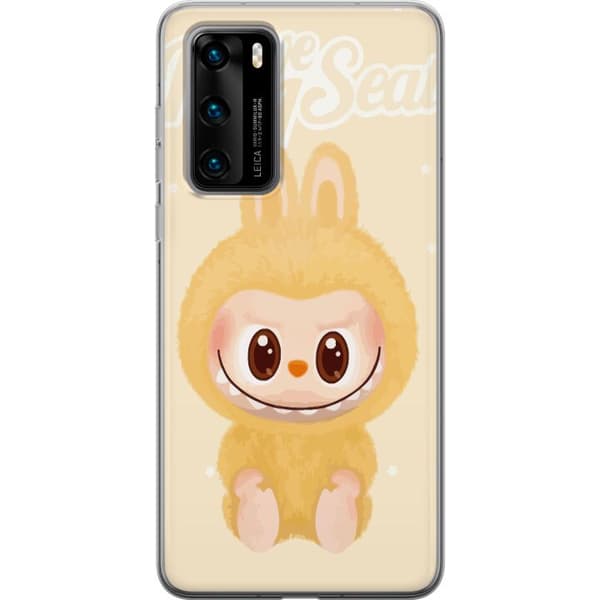 Huawei P40 Läpinäkyvä kuori Pop mart labubu