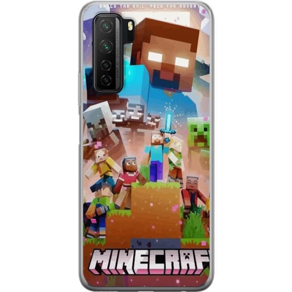 Huawei P40 lite 5G Gennemsigtig cover Minecraft