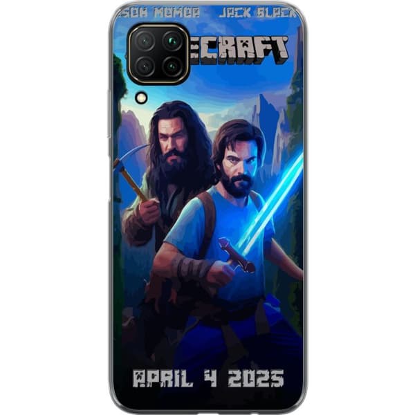 Huawei P40 lite Genomskinligt Skal A Minecraft Movie